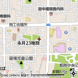 岩手県盛岡市永井２３地割29-2周辺の地図