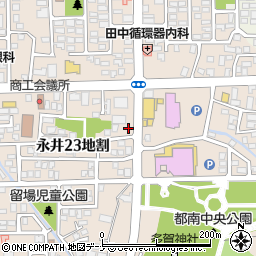 岩手県盛岡市永井２３地割27周辺の地図