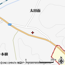 秋田県秋田市河辺神内船沢境周辺の地図