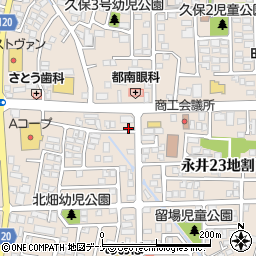 岩手県盛岡市永井２３地割7周辺の地図
