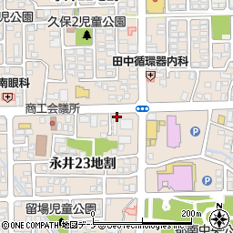 岩手県盛岡市永井２３地割22-1周辺の地図