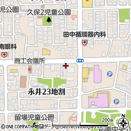 岩手県盛岡市永井２３地割22周辺の地図