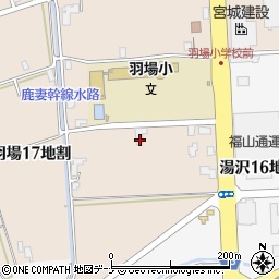 岩手県盛岡市羽場１７地割54周辺の地図