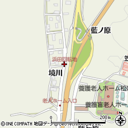 浜田回転地周辺の地図