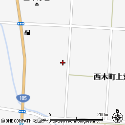 秋田県仙北市西木町上荒井新屋周辺の地図