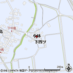 秋田県秋田市豊岩豊巻（小林）周辺の地図