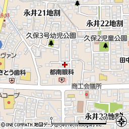 岩手県盛岡市永井２３地割4周辺の地図