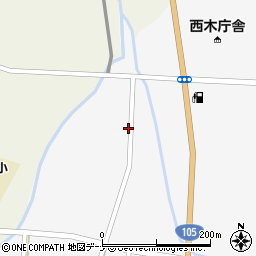 秋田県仙北市西木町上荒井田屋95周辺の地図