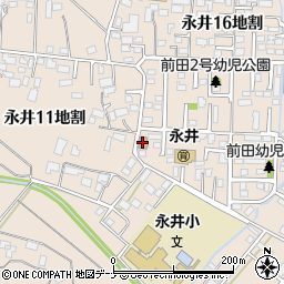 上永井自治公民館周辺の地図