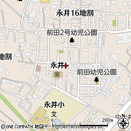 岩手県盛岡市永井１０地割周辺の地図