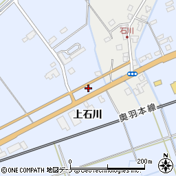 秋田県秋田市河辺和田（上石川）周辺の地図