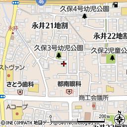 岩手県盛岡市永井２３地割3-2周辺の地図