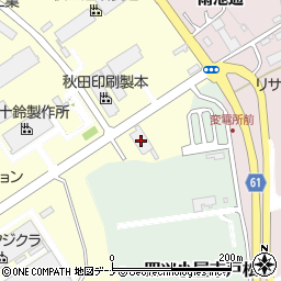 竹村製作所秋田管理センター周辺の地図