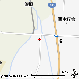 秋田県仙北市西木町上荒井田屋80周辺の地図