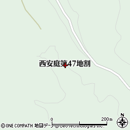 岩手県岩手郡雫石町西安庭第４７地割周辺の地図