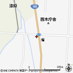ローソン西木西明寺店周辺の地図