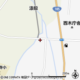 秋田県仙北市西木町上荒井田屋79周辺の地図