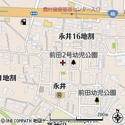 岩手県盛岡市永井１０地割208周辺の地図