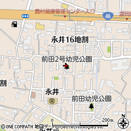 前田2号幼児公園周辺の地図
