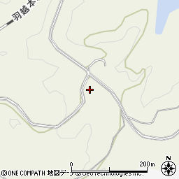 秋田県秋田市浜田（稲見沢）周辺の地図