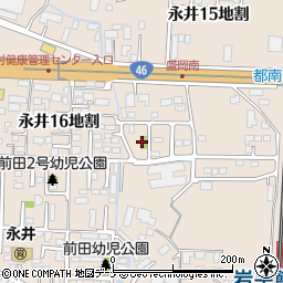 地田幼児公園周辺の地図