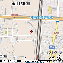 岩手県盛岡市永井１７地割11-32周辺の地図