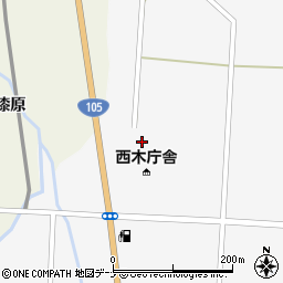 仙北市商工会　西木支所周辺の地図