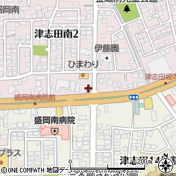 安曇野　津志田店周辺の地図
