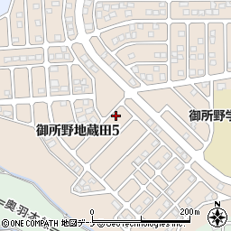 グリーンライフ秋田・０宣言の家周辺の地図