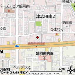 旭エーブイ産業盛岡営業所周辺の地図