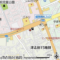 中川石油株式会社　セルフプラザ都南ＳＳ周辺の地図
