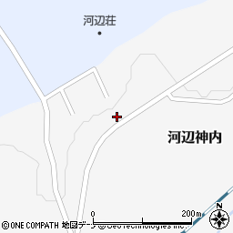 秋田県秋田市河辺神内鶴巻周辺の地図