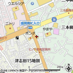 タックルベリー盛岡店周辺の地図