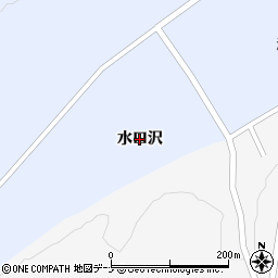 秋田県秋田市河辺大張野（水口沢）周辺の地図
