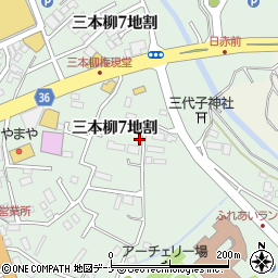 岩手県盛岡市三本柳７地割22-3周辺の地図