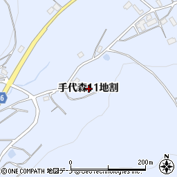 岩手県盛岡市手代森１１地割周辺の地図