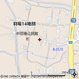 岩手県盛岡市羽場１４地割54周辺の地図