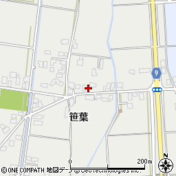 秋田県秋田市四ツ小屋笹葉340周辺の地図