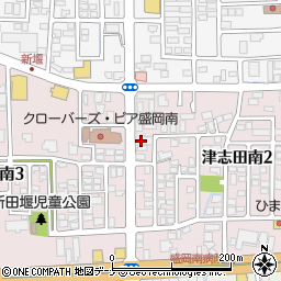 株式会社シラカワ　盛岡営業所周辺の地図