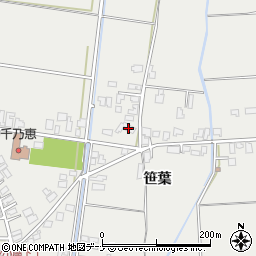 秋田県秋田市四ツ小屋笹葉57周辺の地図