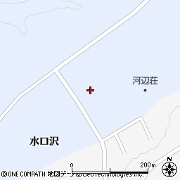 秋田県秋田市河辺大張野水口沢221周辺の地図