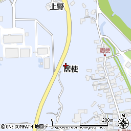 秋田県秋田市豊岩豊巻居使周辺の地図