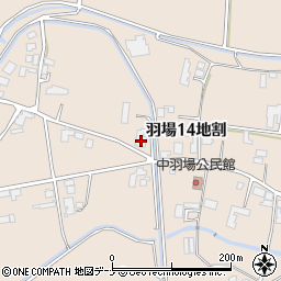 岩手県盛岡市羽場１４地割21周辺の地図