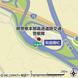 東日本高速道路株式会社東北支社　秋田管理事務所周辺の地図