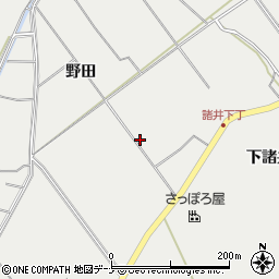 秋田県秋田市河辺諸井中道周辺の地図