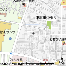 中央アパート周辺の地図