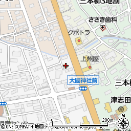 幸楽苑盛岡津志田店周辺の地図