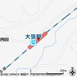 大張野駅周辺の地図