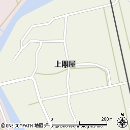 秋田県仙北市西木町門屋上門屋周辺の地図