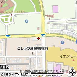 秋田銀行御所野ニュータウン支店周辺の地図